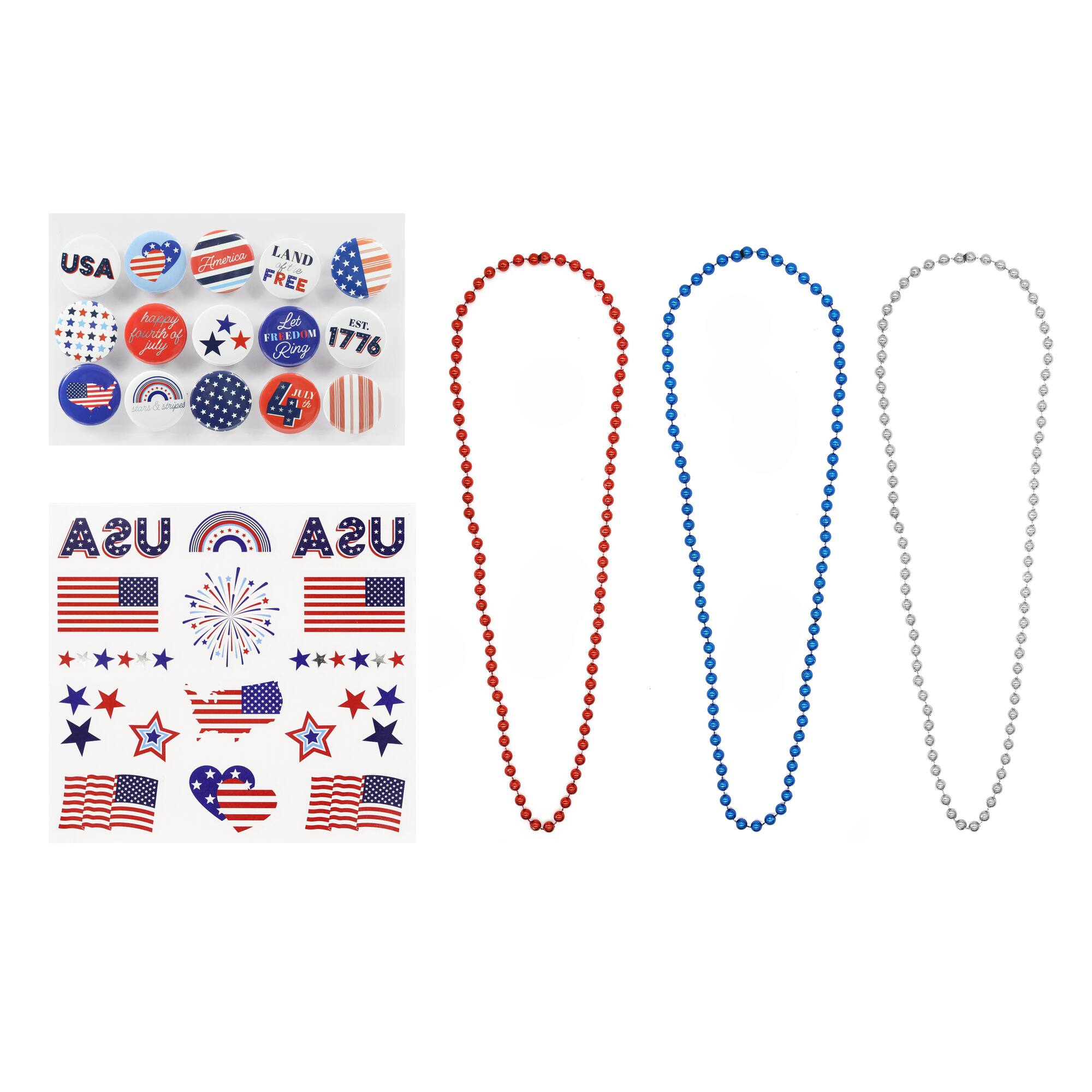 Red, White & Blue Party Pack, 46ct. by Celebrate It™